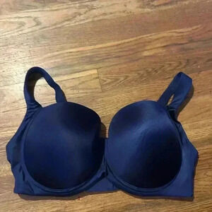 Women’s Soma Navy Blue Full Coverage Bra, 40 DDD, New!